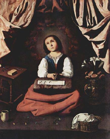 Francisco de Zurbaran The Young Virgin